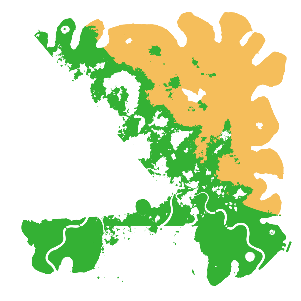 Biome Rust Map: Procedural Map, Size: 5500, Seed: 823494