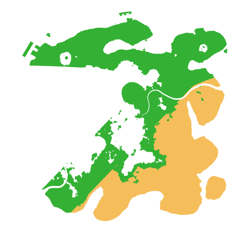 Biome Rust Map: Procedural Map, Size: 3000, Seed: 634634