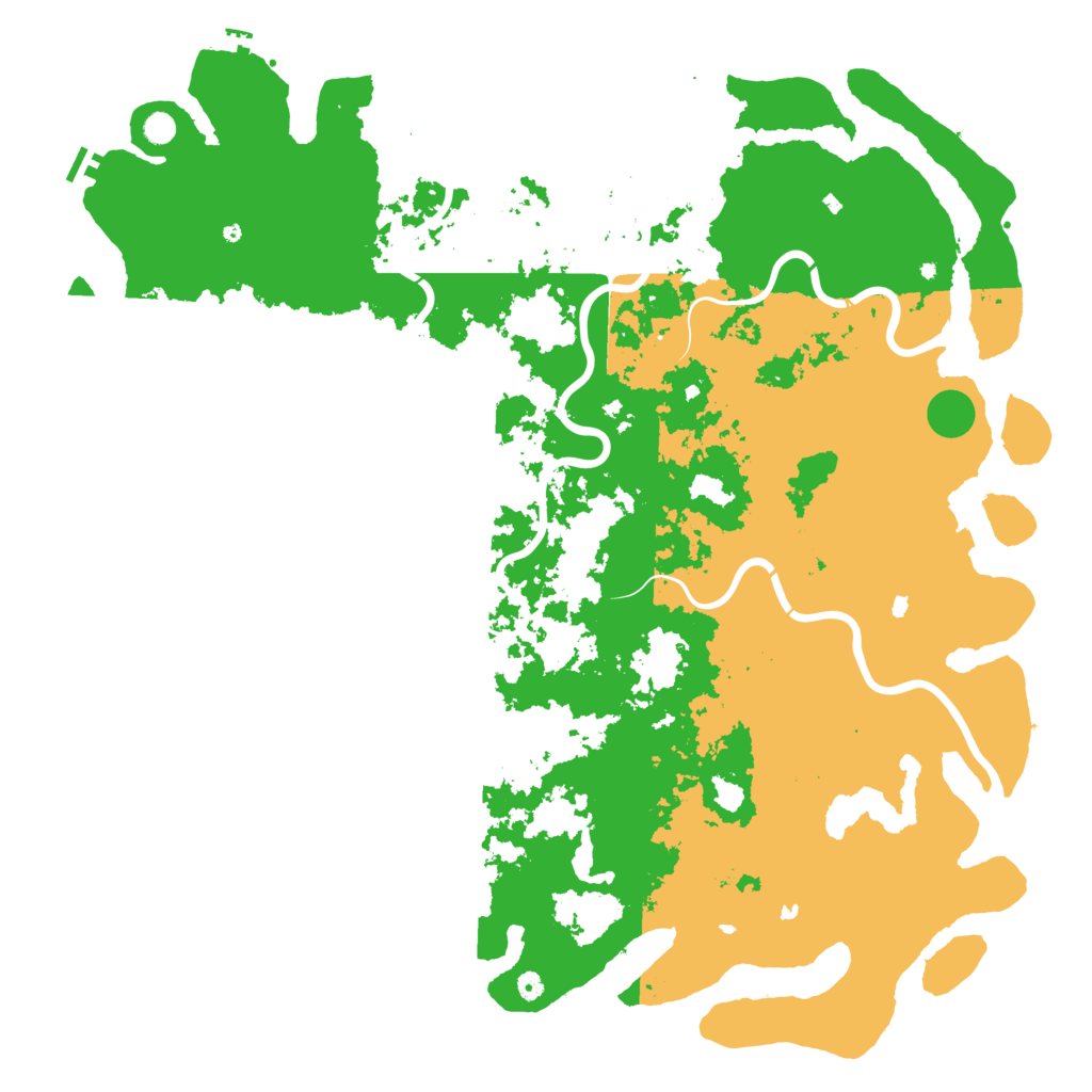 Biome Rust Map: Procedural Map, Size: 6000, Seed: 101931120