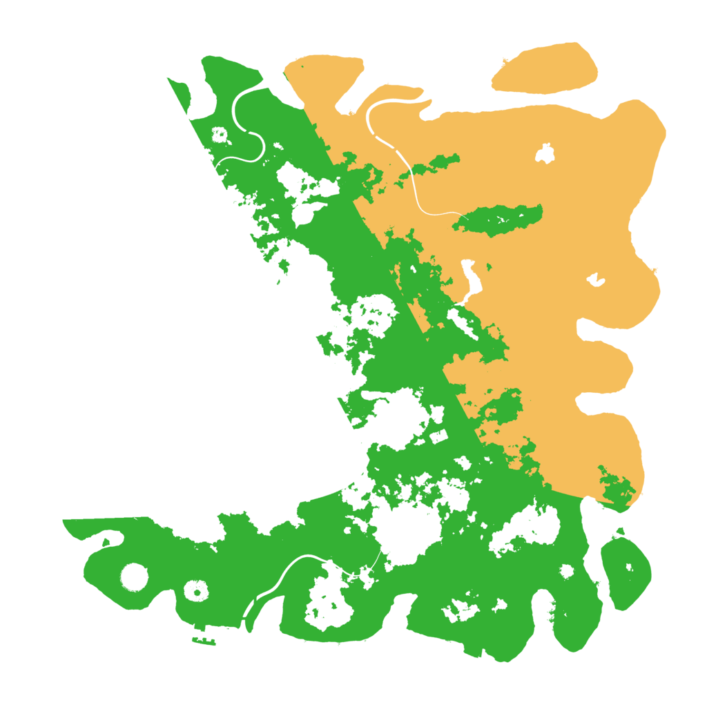 Biome Rust Map: Procedural Map, Size: 4500, Seed: 392978813