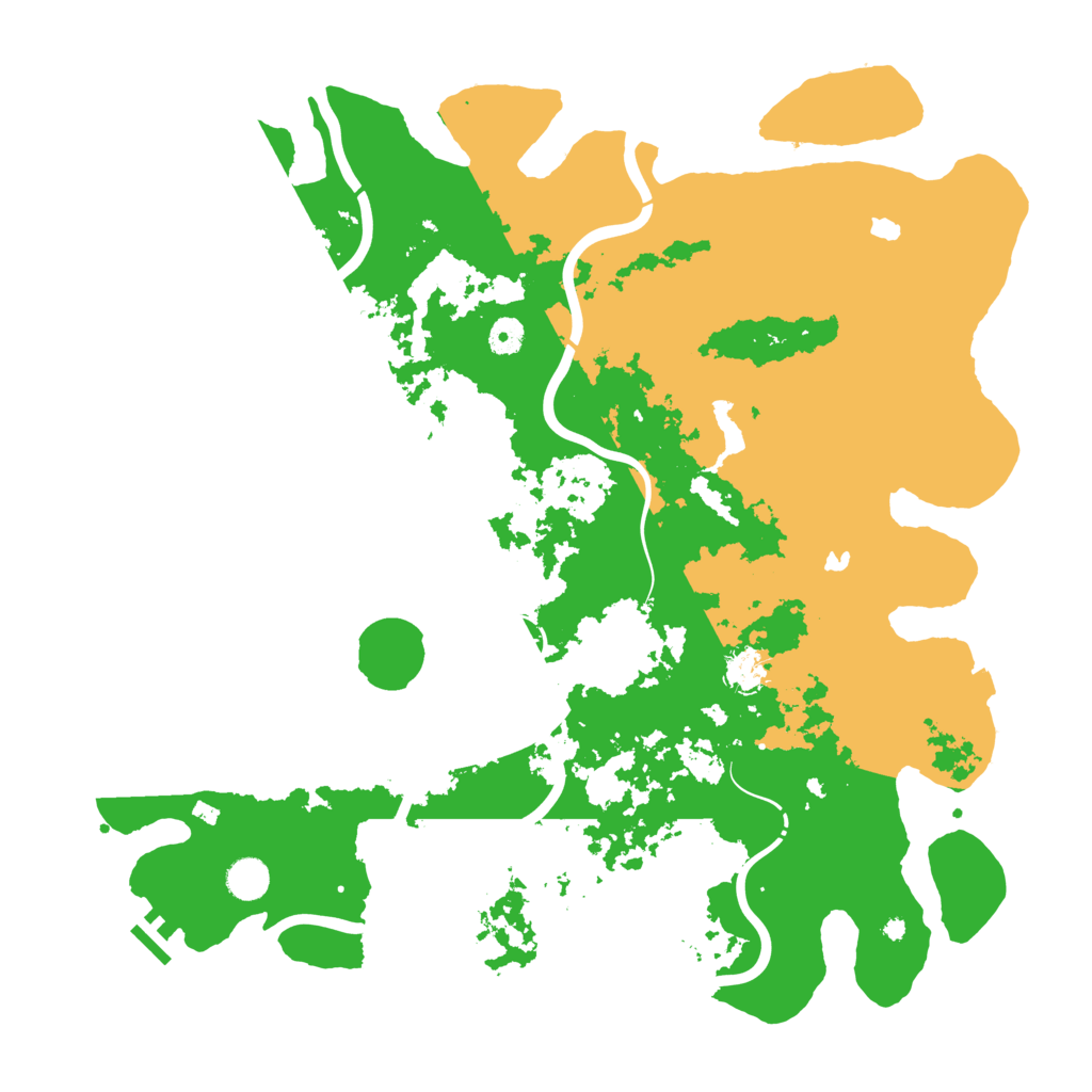 Biome Rust Map: Procedural Map, Size: 4500, Seed: 392978813