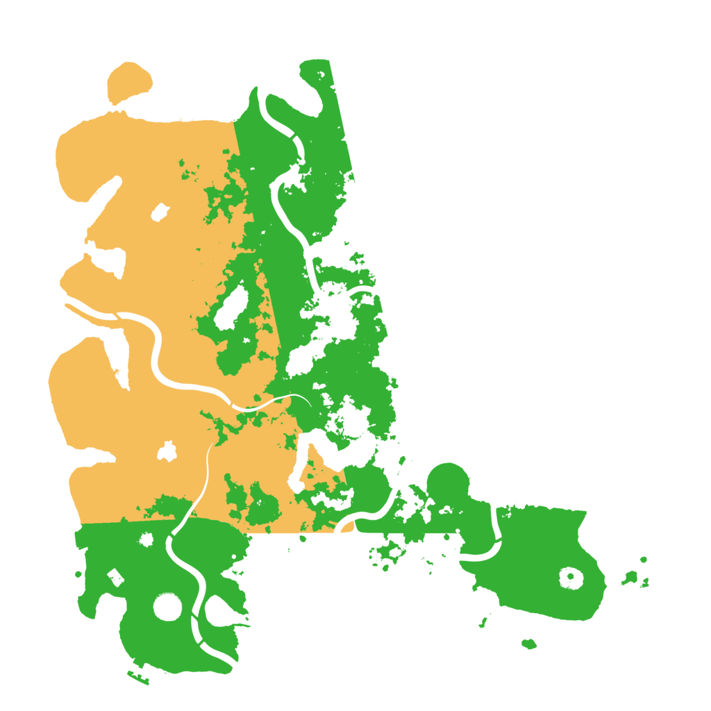 Biome Rust Map: Procedural Map, Size: 4500, Seed: 53176314