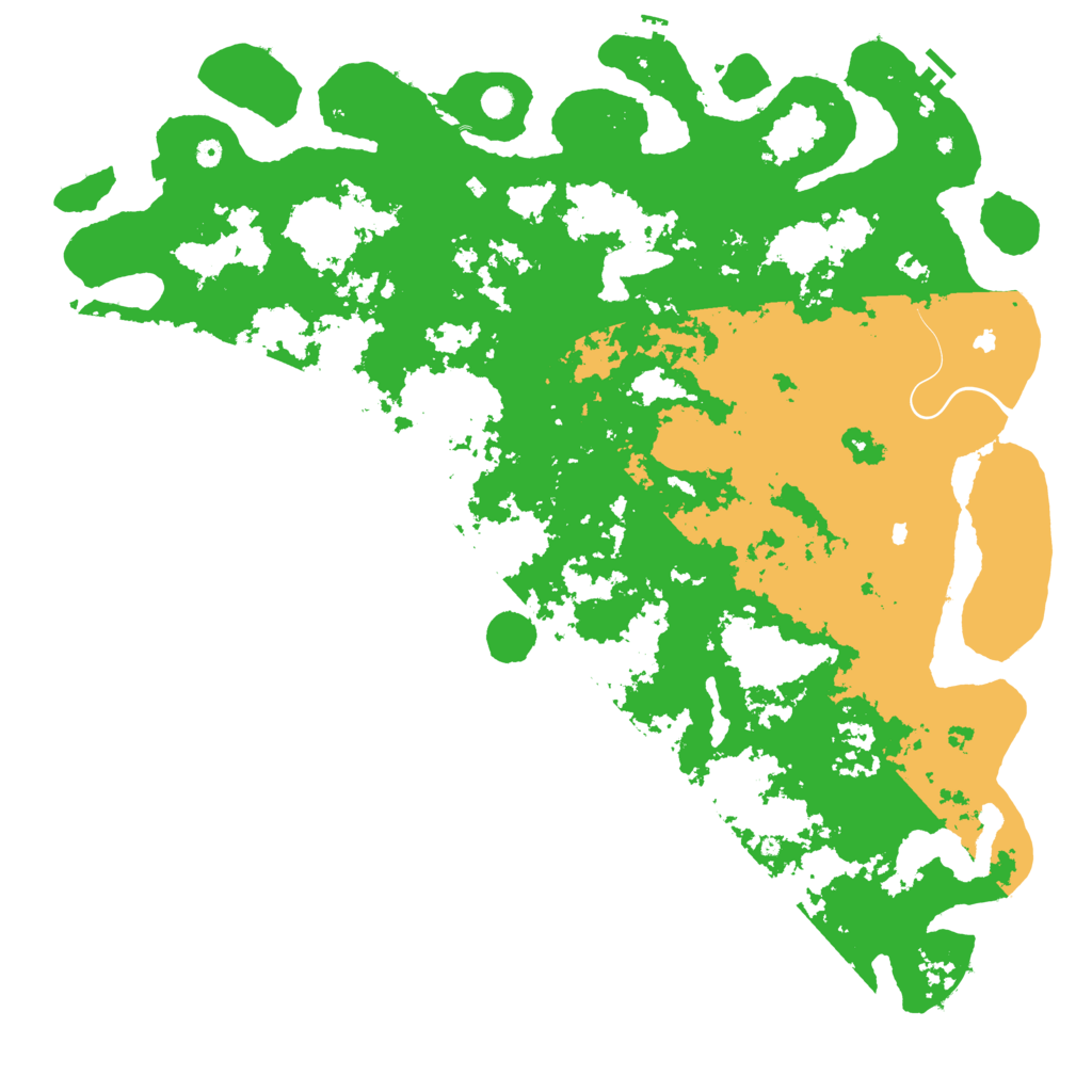 Biome Rust Map: Procedural Map, Size: 6000, Seed: 1981828925