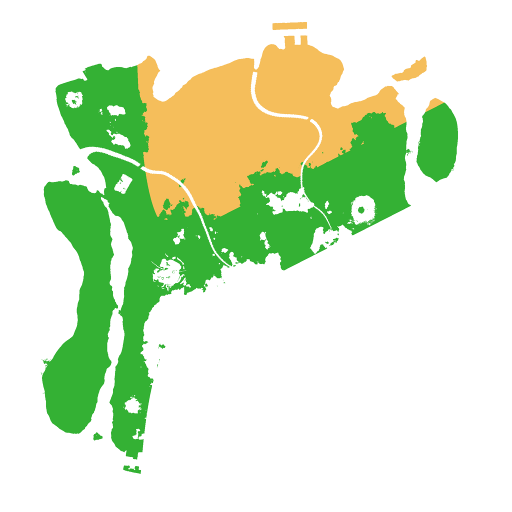 Biome Rust Map: Procedural Map, Size: 3000, Seed: 1519762074