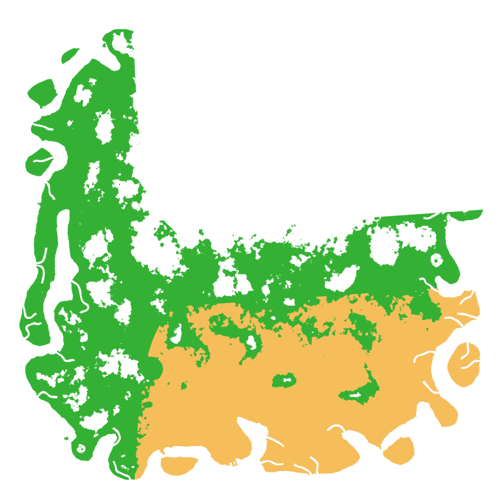 Biome Rust Map: Procedural Map, Size: 6000, Seed: 1341989018