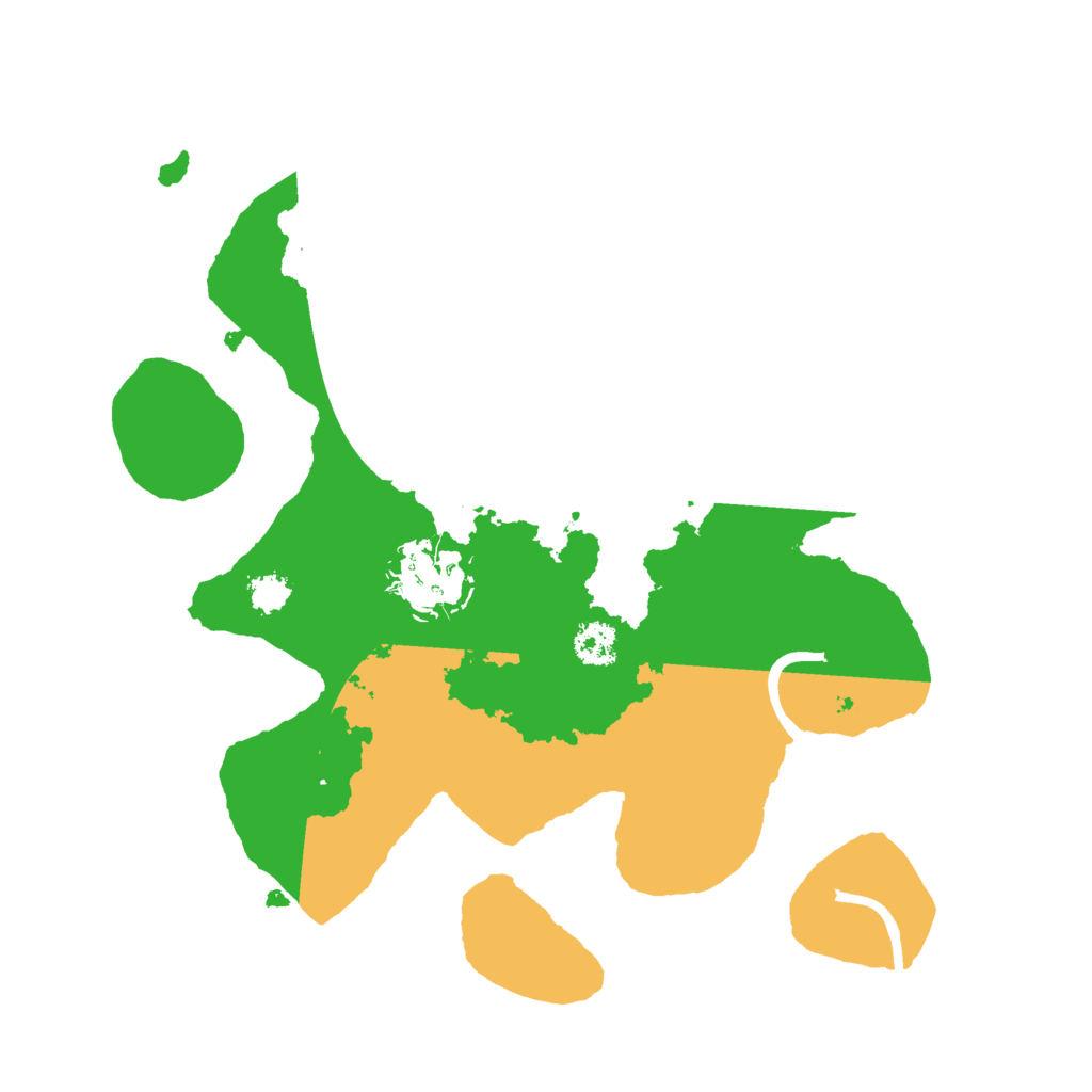 Biome Rust Map: Procedural Map, Size: 2500, Seed: 1293072584