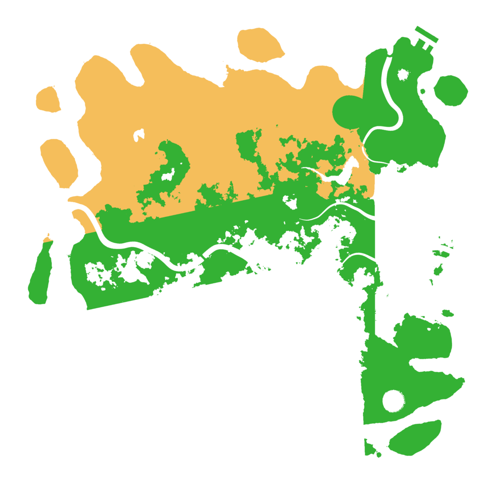 Biome Rust Map: Procedural Map, Size: 4000, Seed: 2077279427
