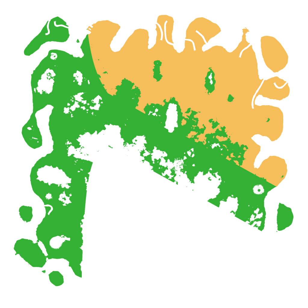 Biome Rust Map: Procedural Map, Size: 4500, Seed: 36158282