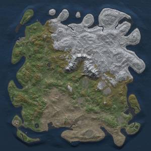 Thumbnail Rust Map: Procedural Map, Size: 5000, Seed: 753706, 18 Monuments