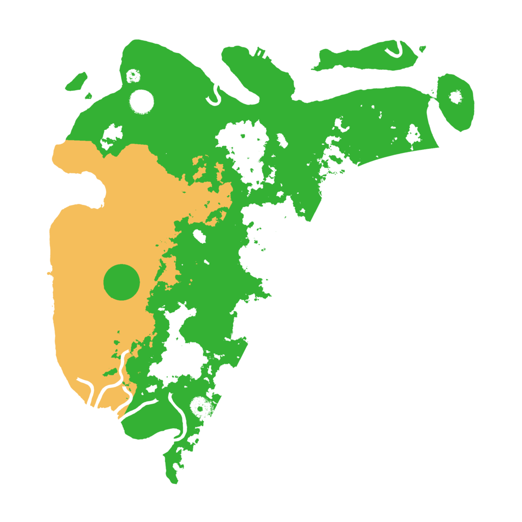 Biome Rust Map: Procedural Map, Size: 3800, Seed: 23473