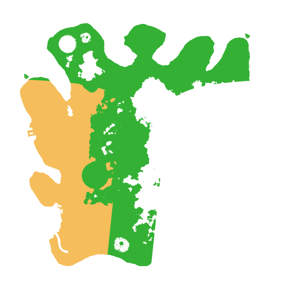 Biome Rust Map: Procedural Map, Size: 3000, Seed: 947595384