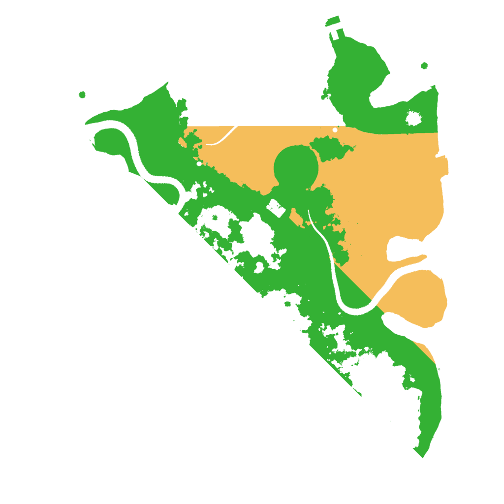 Biome Rust Map: Procedural Map, Size: 3000, Seed: 69593796