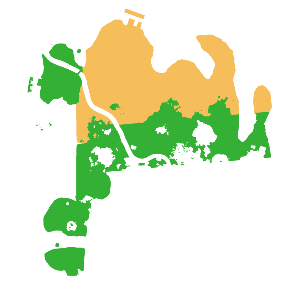 Biome Rust Map: Procedural Map, Size: 3000, Seed: 184337509