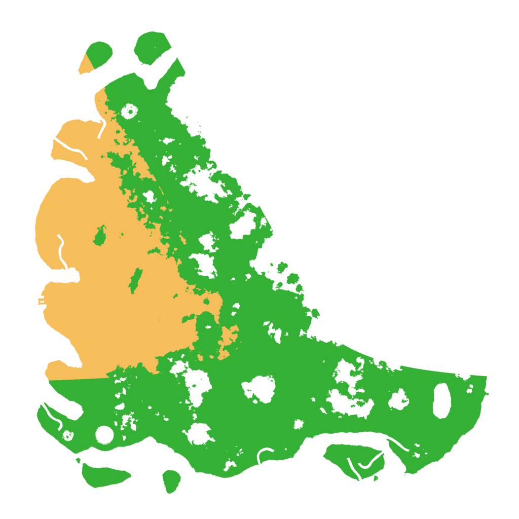 Biome Rust Map: Procedural Map, Size: 5000, Seed: 810190