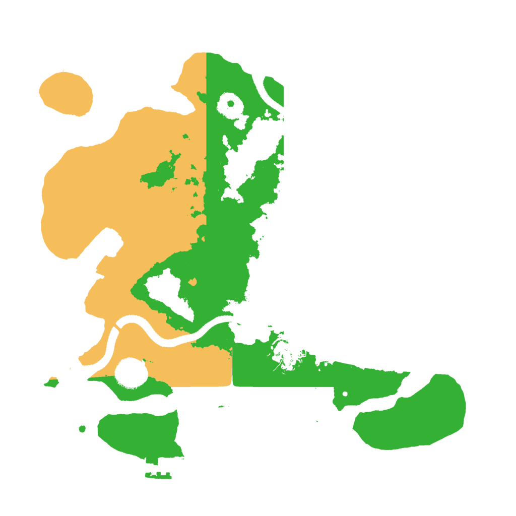 Biome Rust Map: Procedural Map, Size: 3000, Seed: 1843447509
