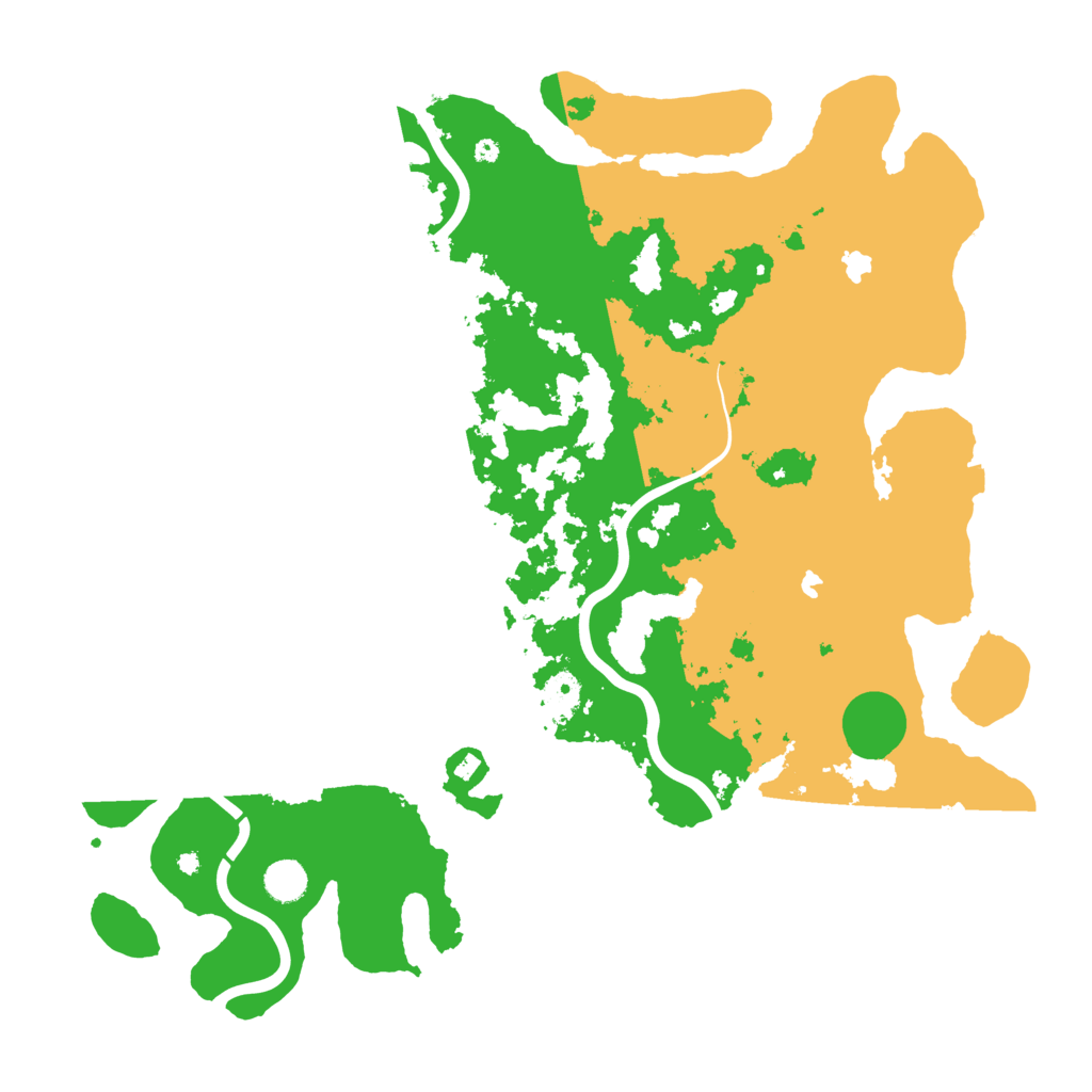 Biome Rust Map: Procedural Map, Size: 4500, Seed: 1403538316