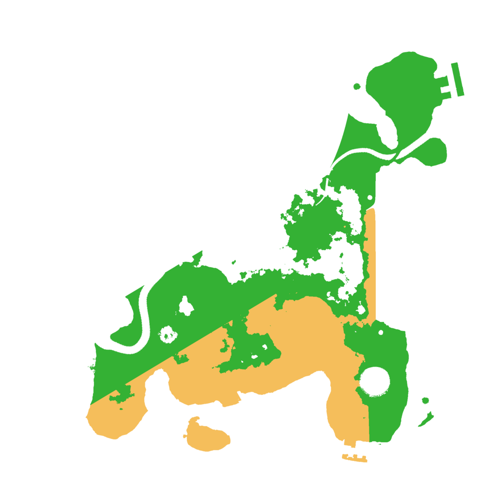 Biome Rust Map: Procedural Map, Size: 3000, Seed: 1598138390