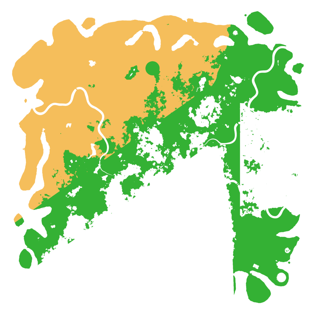 Biome Rust Map: Procedural Map, Size: 6000, Seed: 162909325