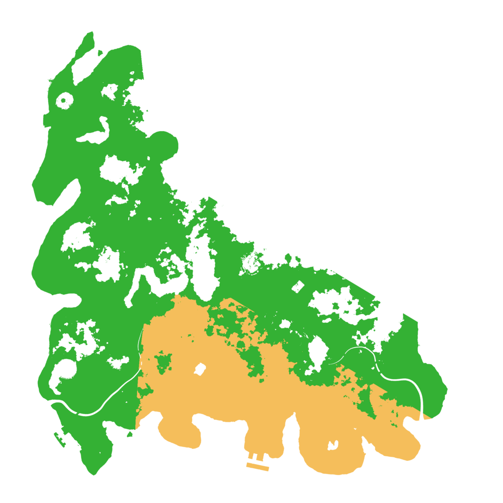 Biome Rust Map: Procedural Map, Size: 4500, Seed: 9755794