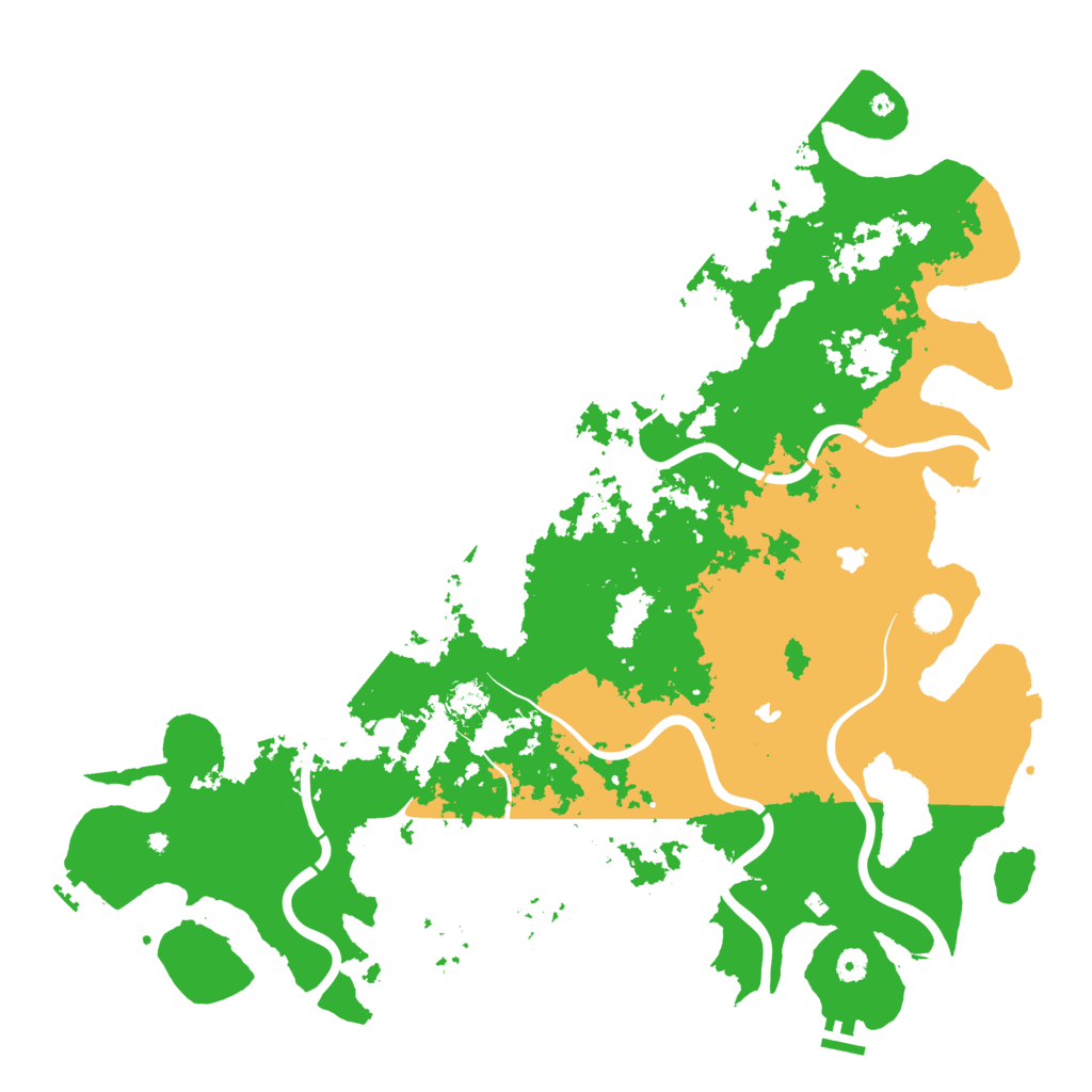Biome Rust Map: Procedural Map, Size: 5000, Seed: 546967463