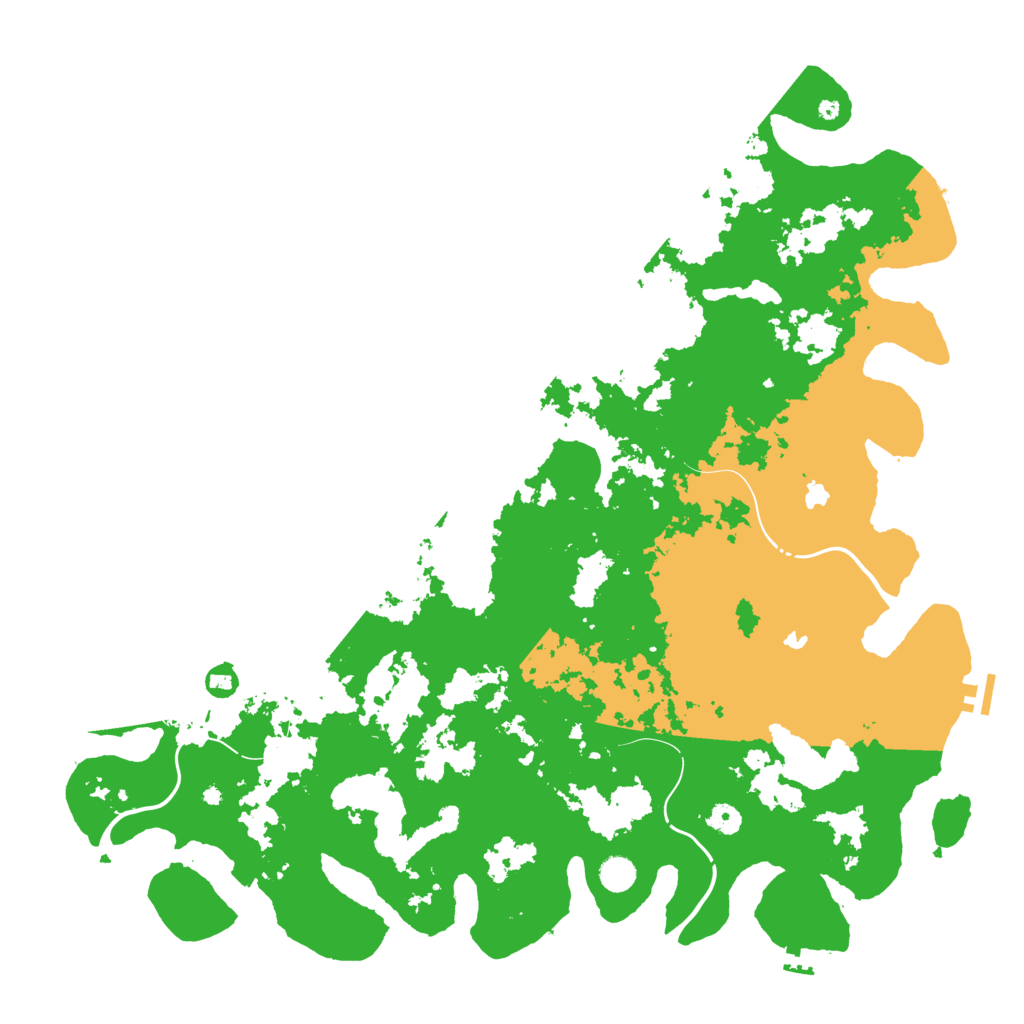 Biome Rust Map: Procedural Map, Size: 5000, Seed: 546967463