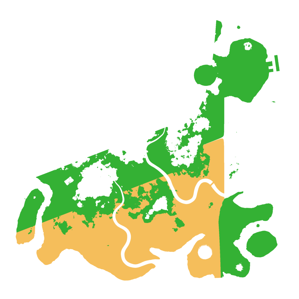 Biome Rust Map: Procedural Map, Size: 3750, Seed: 148814336