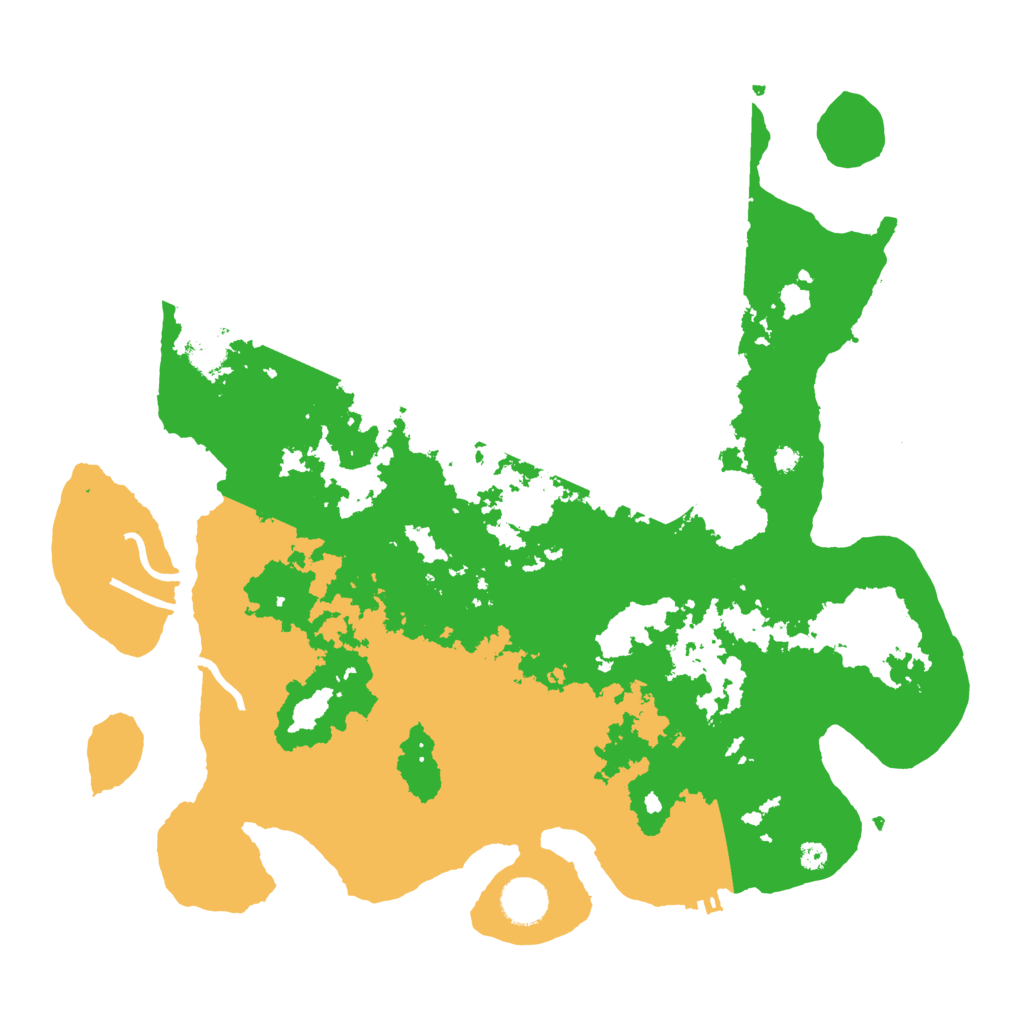 Biome Rust Map: Procedural Map, Size: 3800, Seed: 50122558