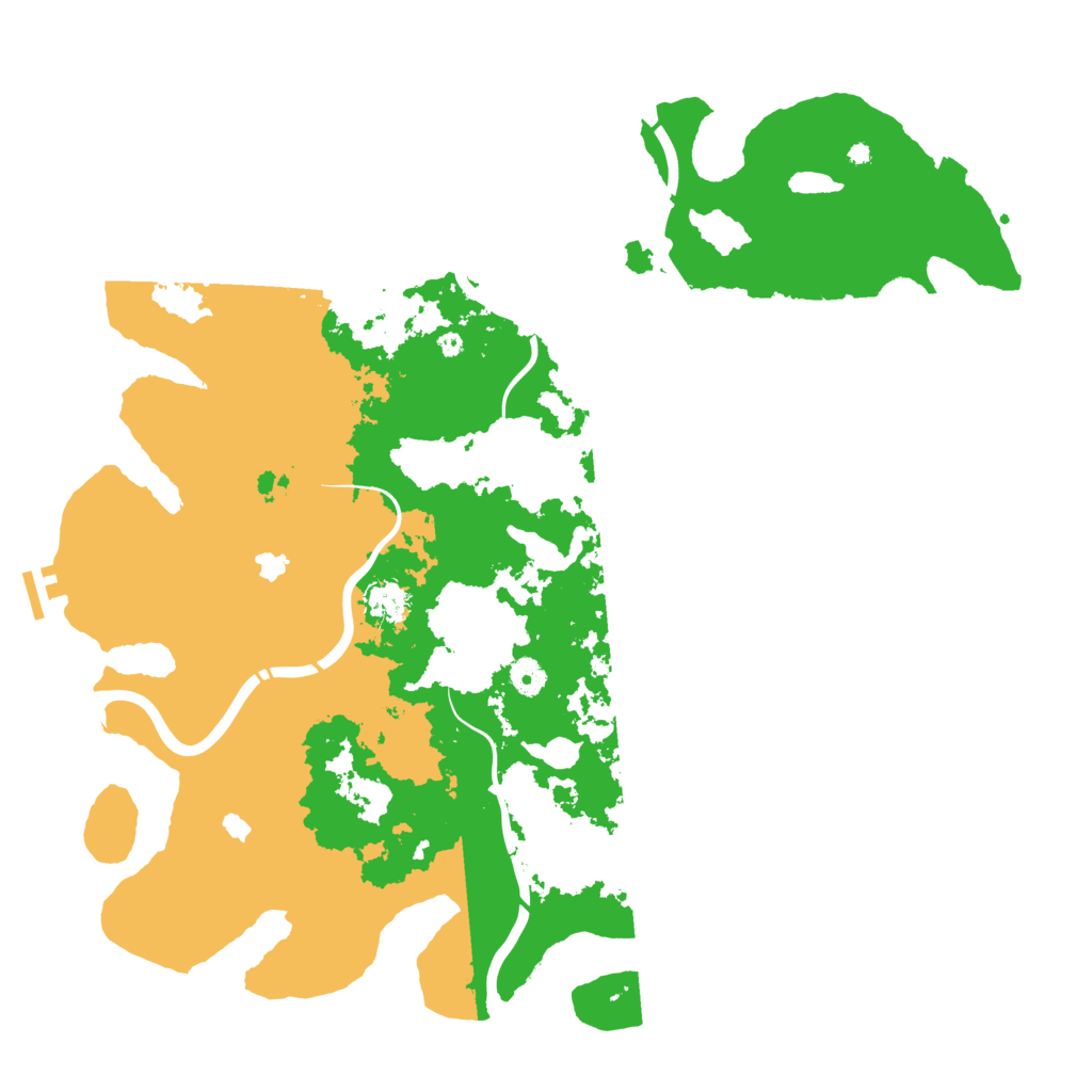 Biome Rust Map: Procedural Map, Size: 4500, Seed: 27997225