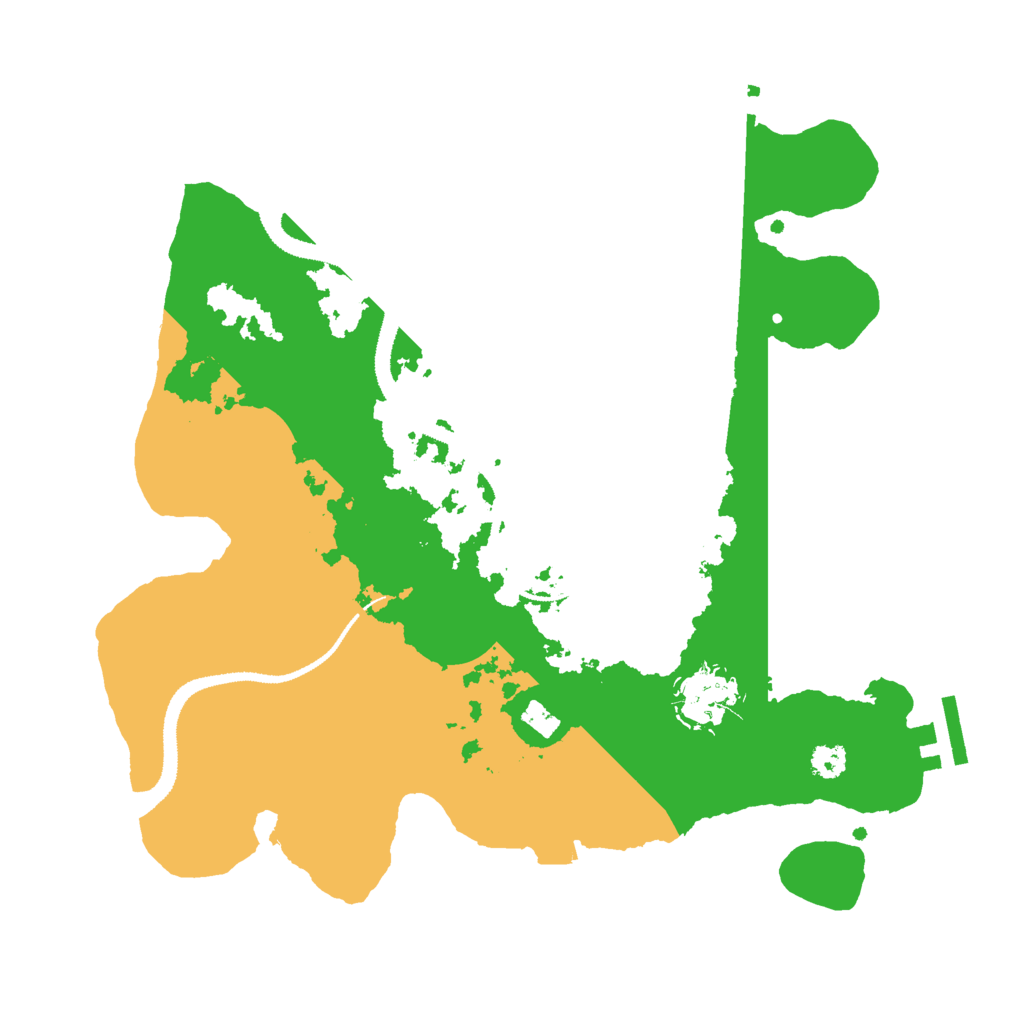 Biome Rust Map: Procedural Map, Size: 3000, Seed: 322390459