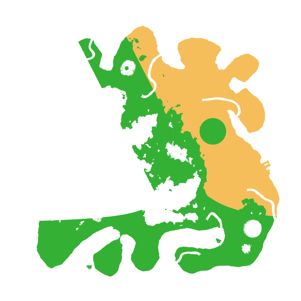 Biome Rust Map: Procedural Map, Size: 3000, Seed: 1231456854