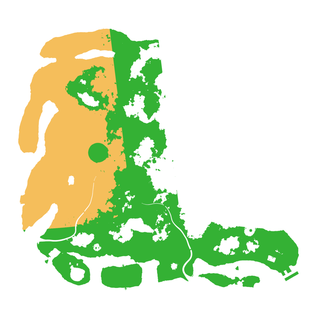 Biome Rust Map: Procedural Map, Size: 4250, Seed: 881574326