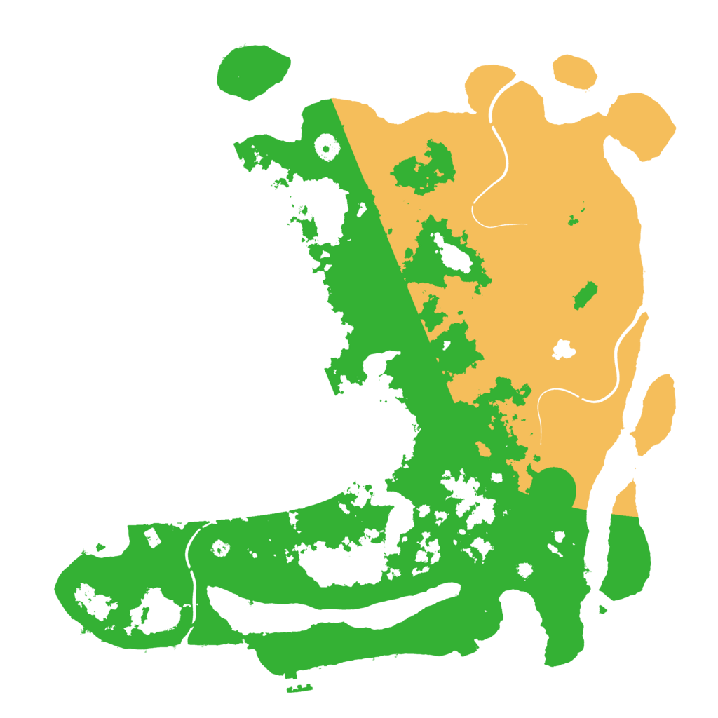 Biome Rust Map: Procedural Map, Size: 4250, Seed: 1054091445