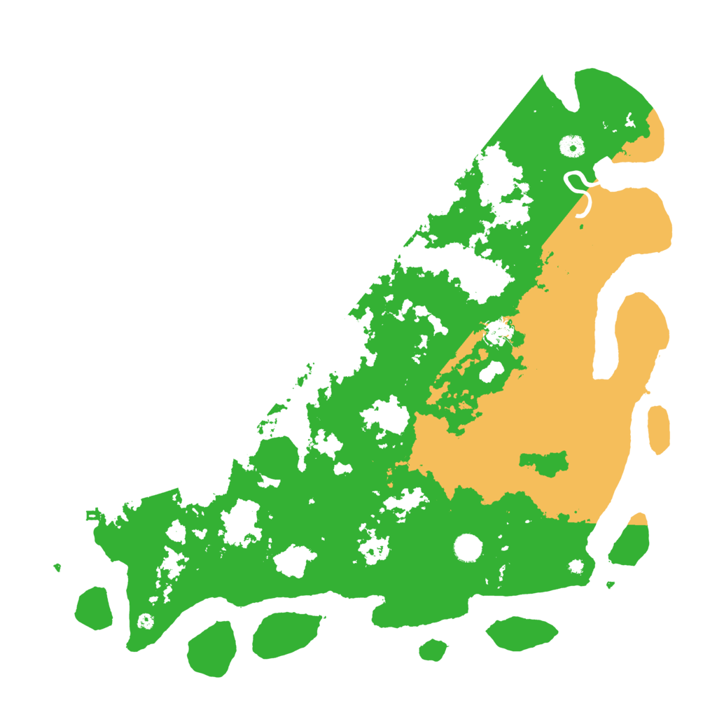 Biome Rust Map: Procedural Map, Size: 4500, Seed: 874463145
