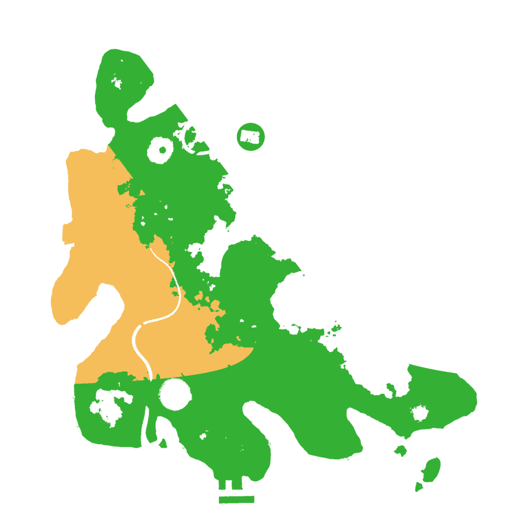 Biome Rust Map: Procedural Map, Size: 3000, Seed: 779916089