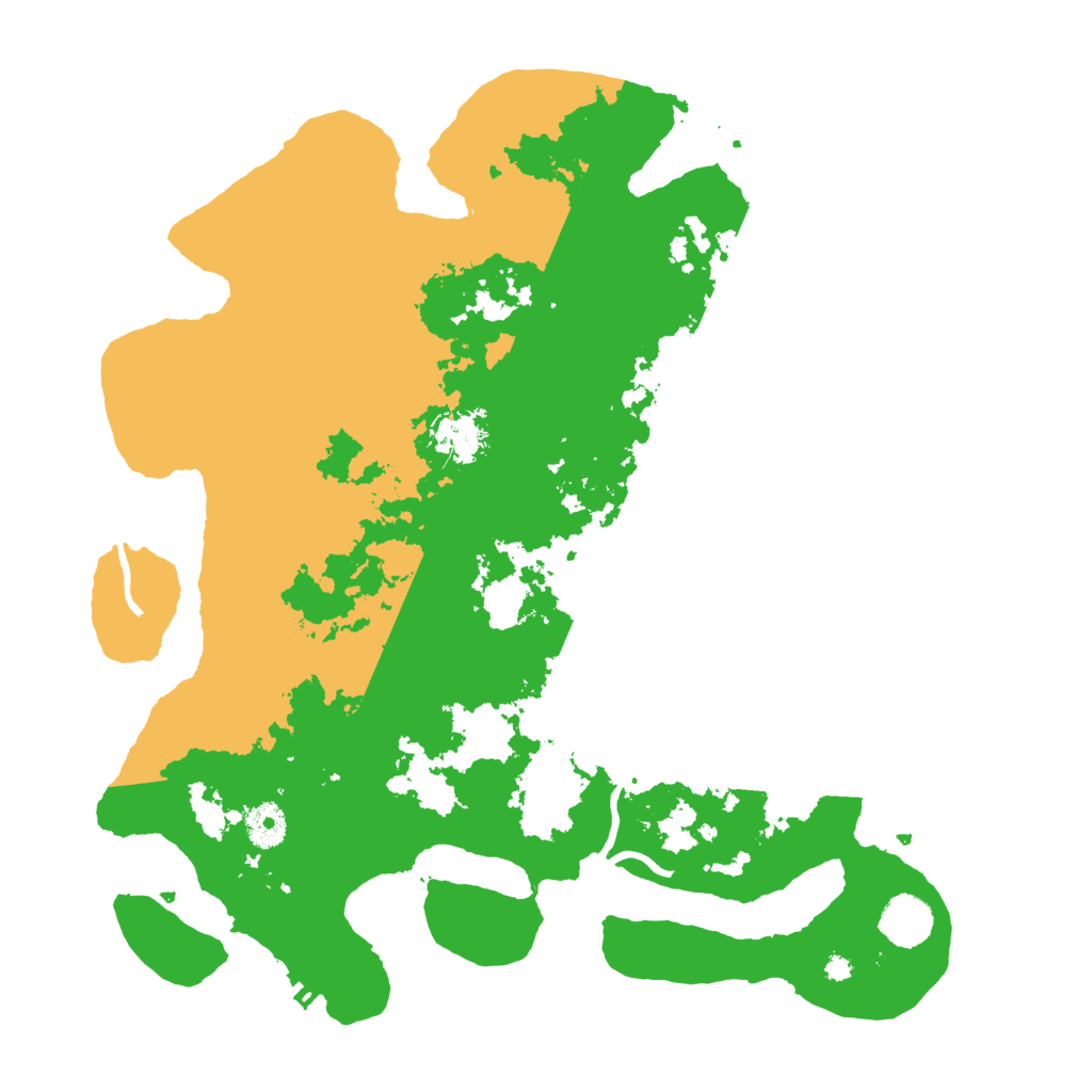 Biome Rust Map: Procedural Map, Size: 3800, Seed: 36616