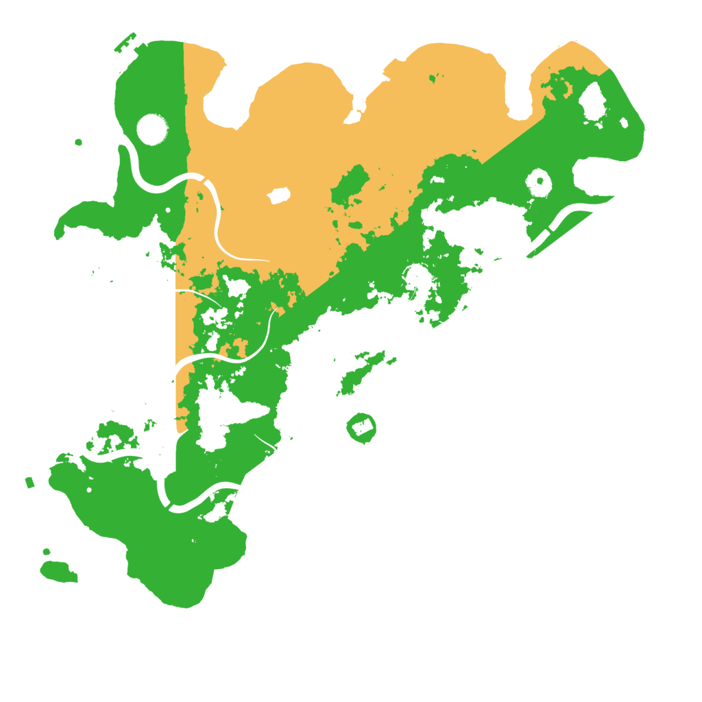 Biome Rust Map: Procedural Map, Size: 4000, Seed: 116564