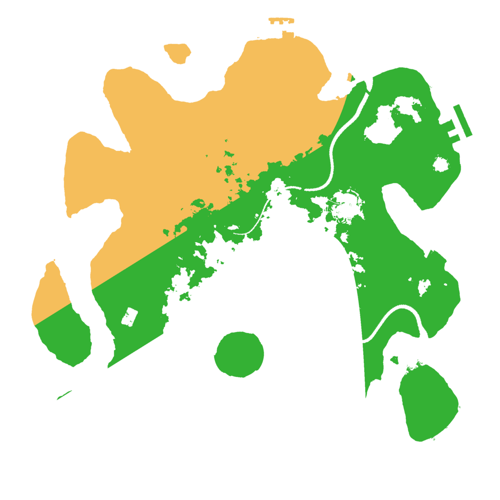 Biome Rust Map: Procedural Map, Size: 3000, Seed: 1617524841
