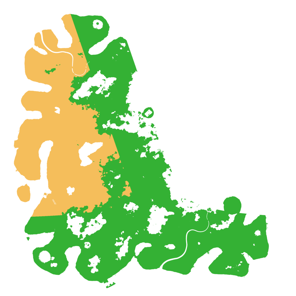 Biome Rust Map: Procedural Map, Size: 4500, Seed: 545677854