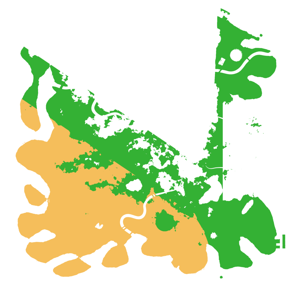 Biome Rust Map: Procedural Map, Size: 4333, Seed: 4111