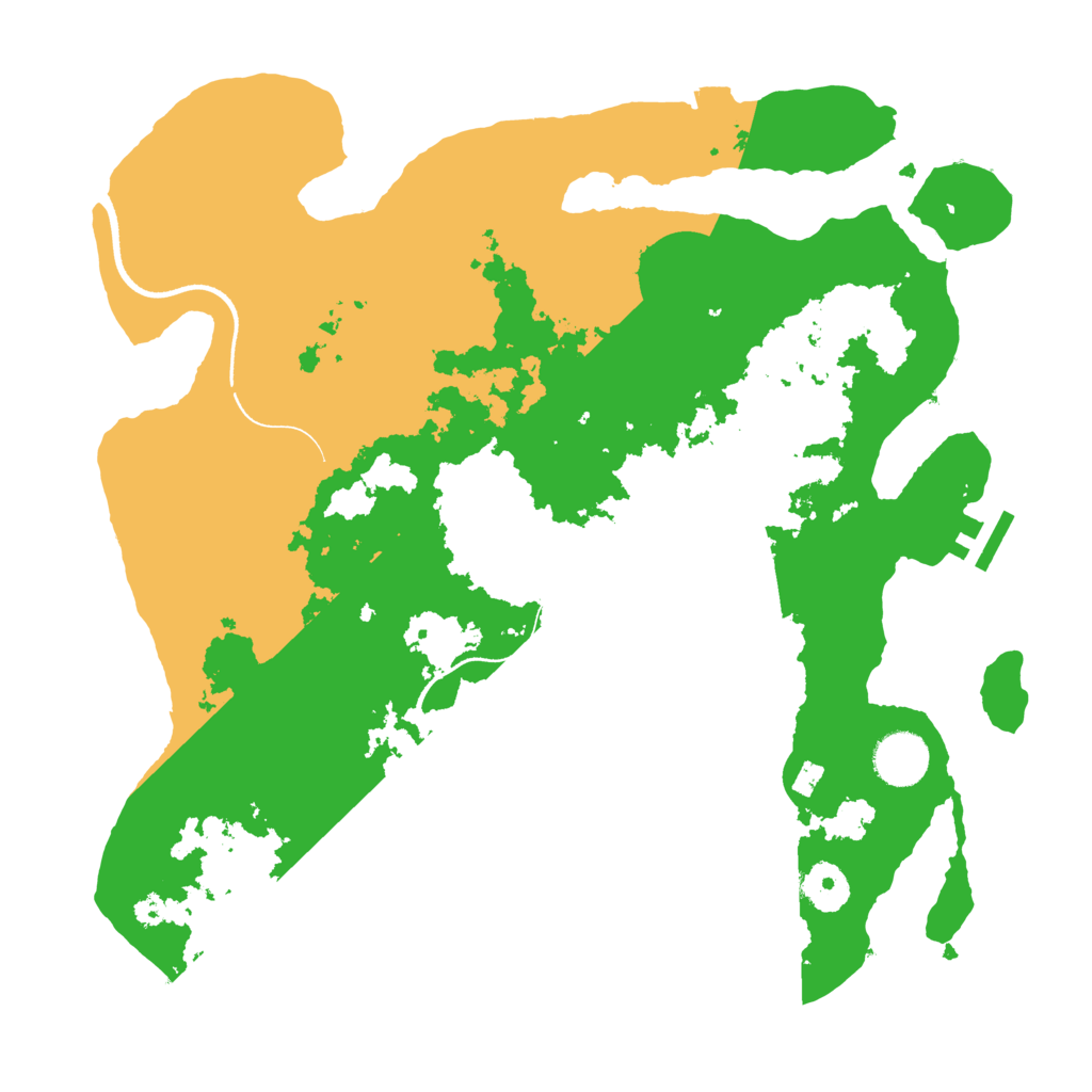 Biome Rust Map: Procedural Map, Size: 3500, Seed: 1078295937