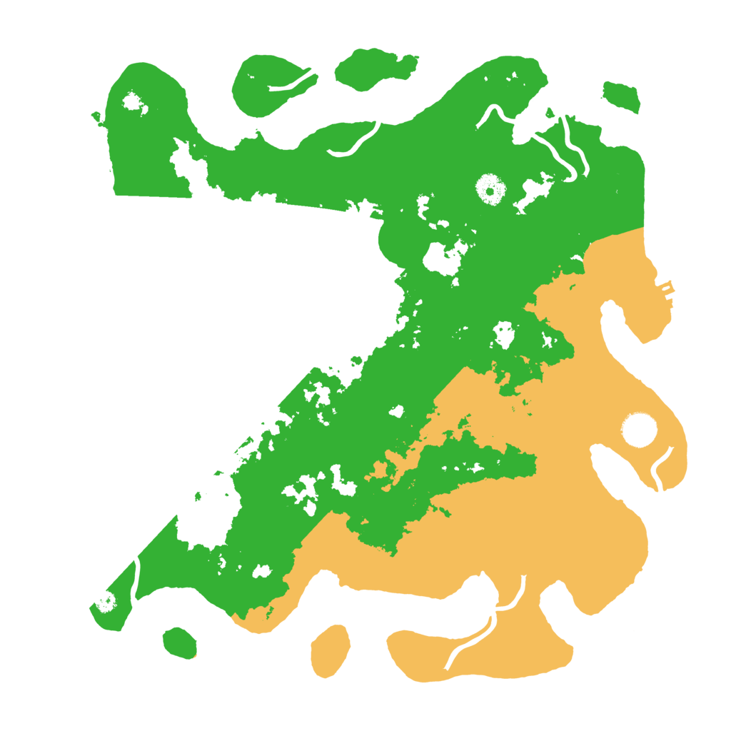 Biome Rust Map: Procedural Map, Size: 3700, Seed: 590914877