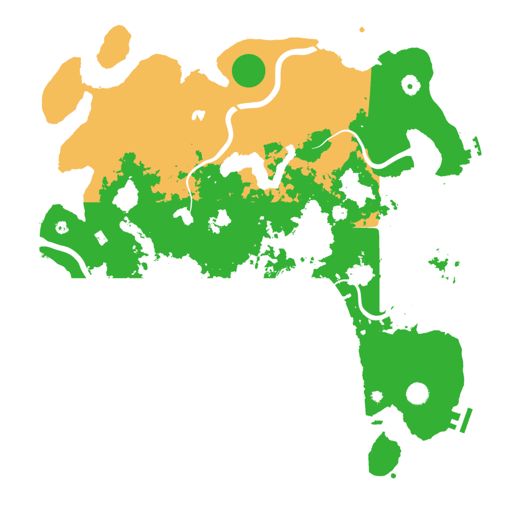 Biome Rust Map: Procedural Map, Size: 4000, Seed: 209602193