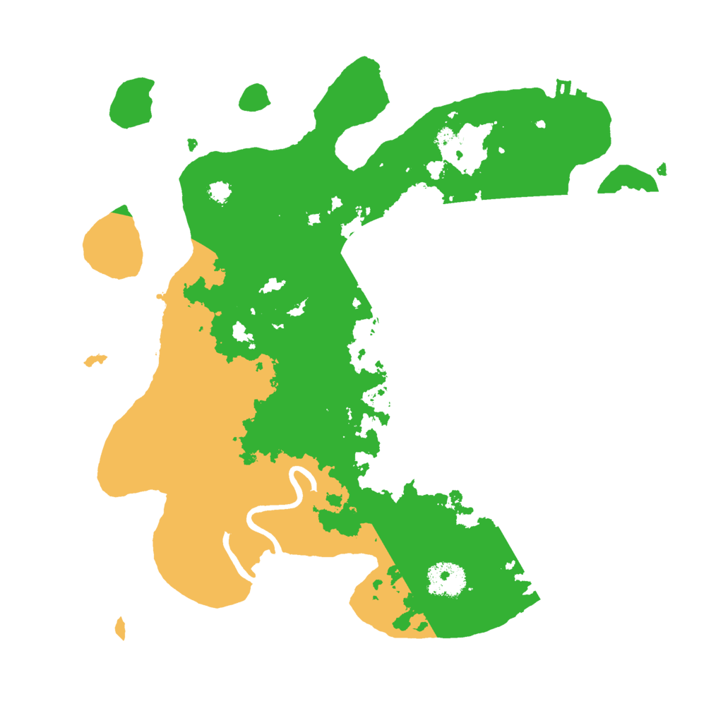 Biome Rust Map: Procedural Map, Size: 3000, Seed: 23229974