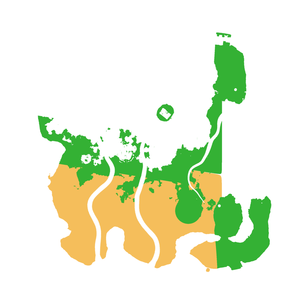 Biome Rust Map: Procedural Map, Size: 3000, Seed: 22373