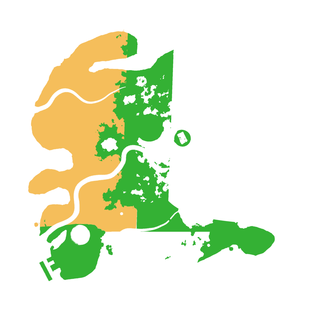 Biome Rust Map: Procedural Map, Size: 3000, Seed: 1811307779