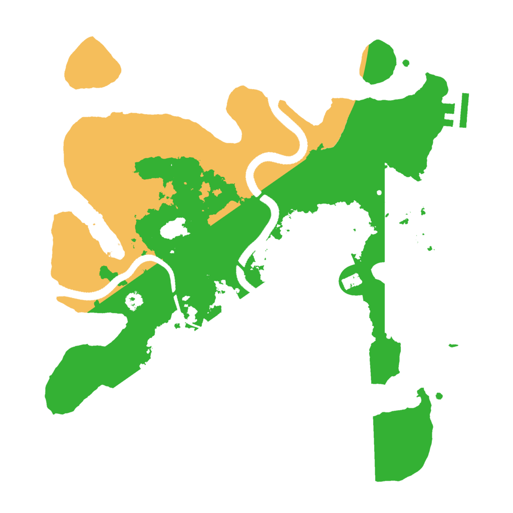 Biome Rust Map: Procedural Map, Size: 3000, Seed: 1810864384