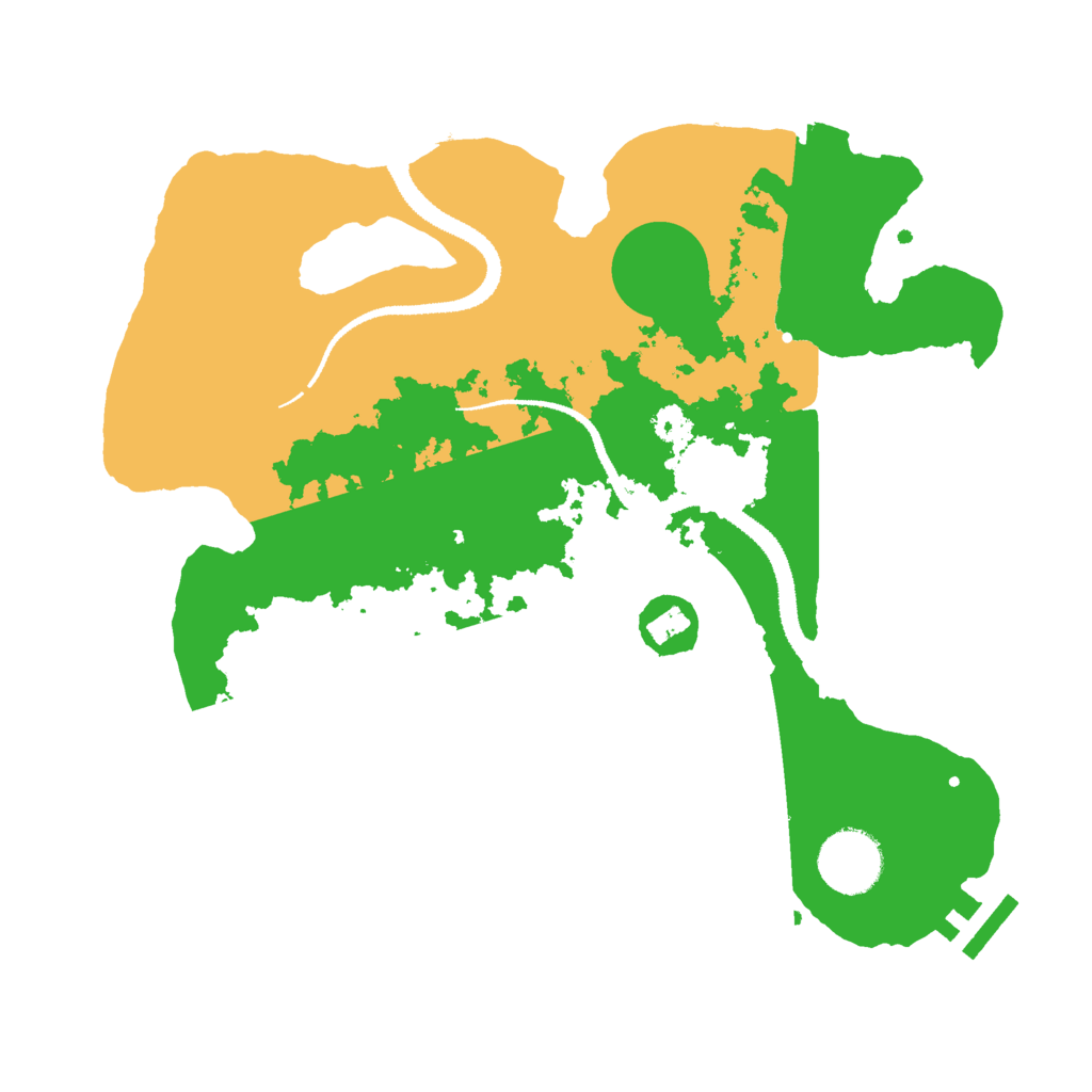 Biome Rust Map: Procedural Map, Size: 3000, Seed: 5480637