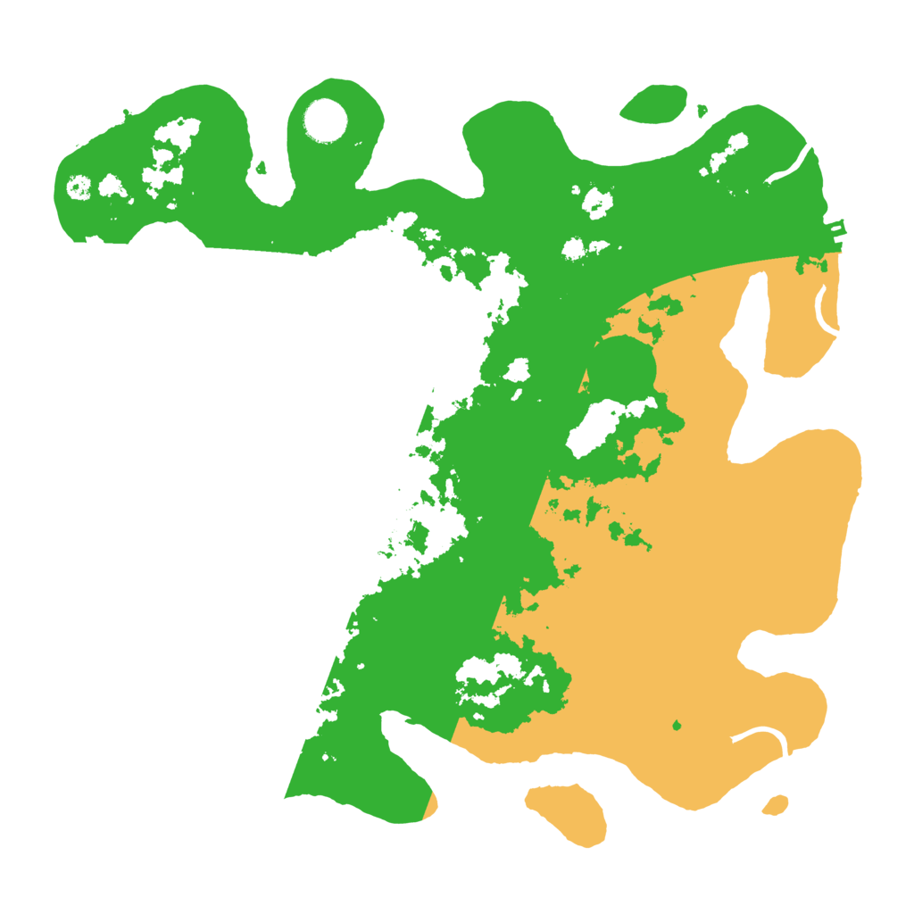 Biome Rust Map: Procedural Map, Size: 3700, Seed: 106601603