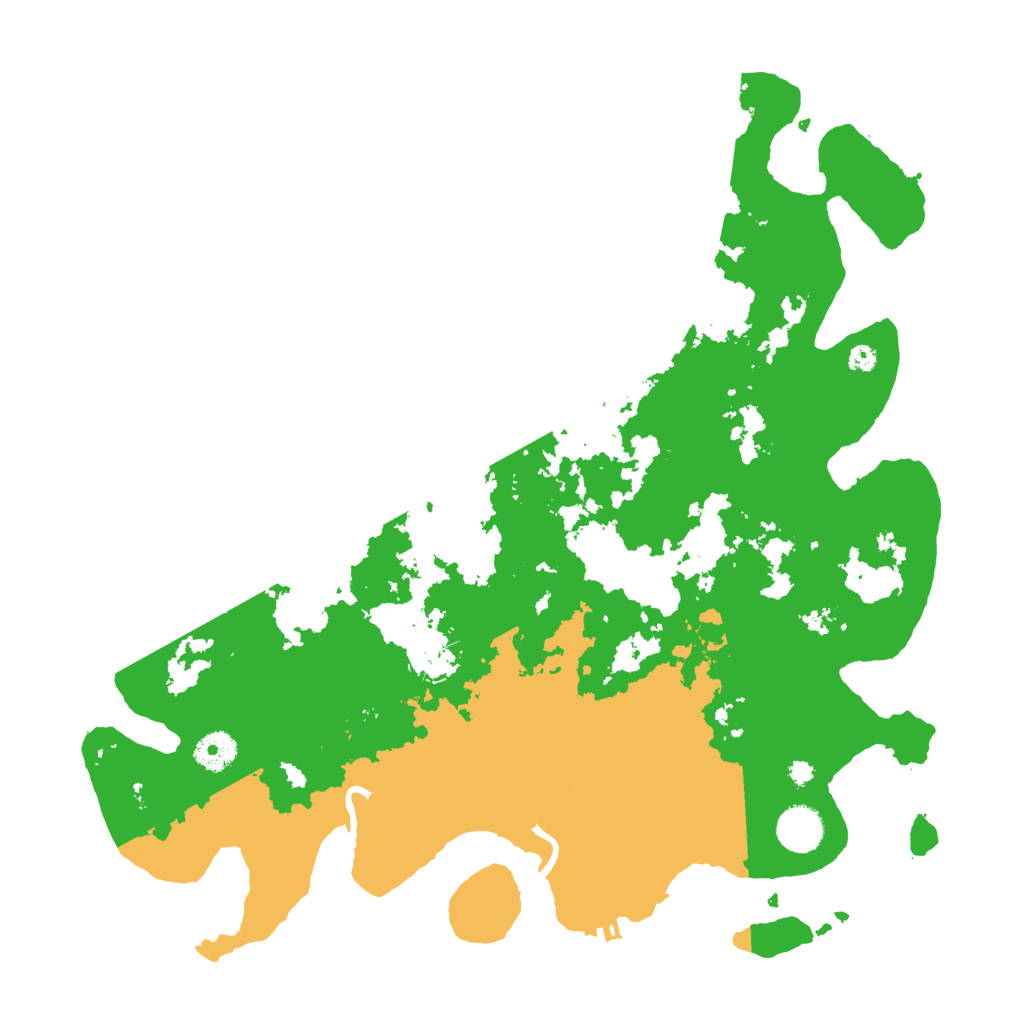 Biome Rust Map: Procedural Map, Size: 3850, Seed: 554899214