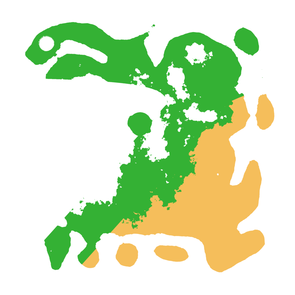 Biome Rust Map: Barren, Size: 3500, Seed: 3486489